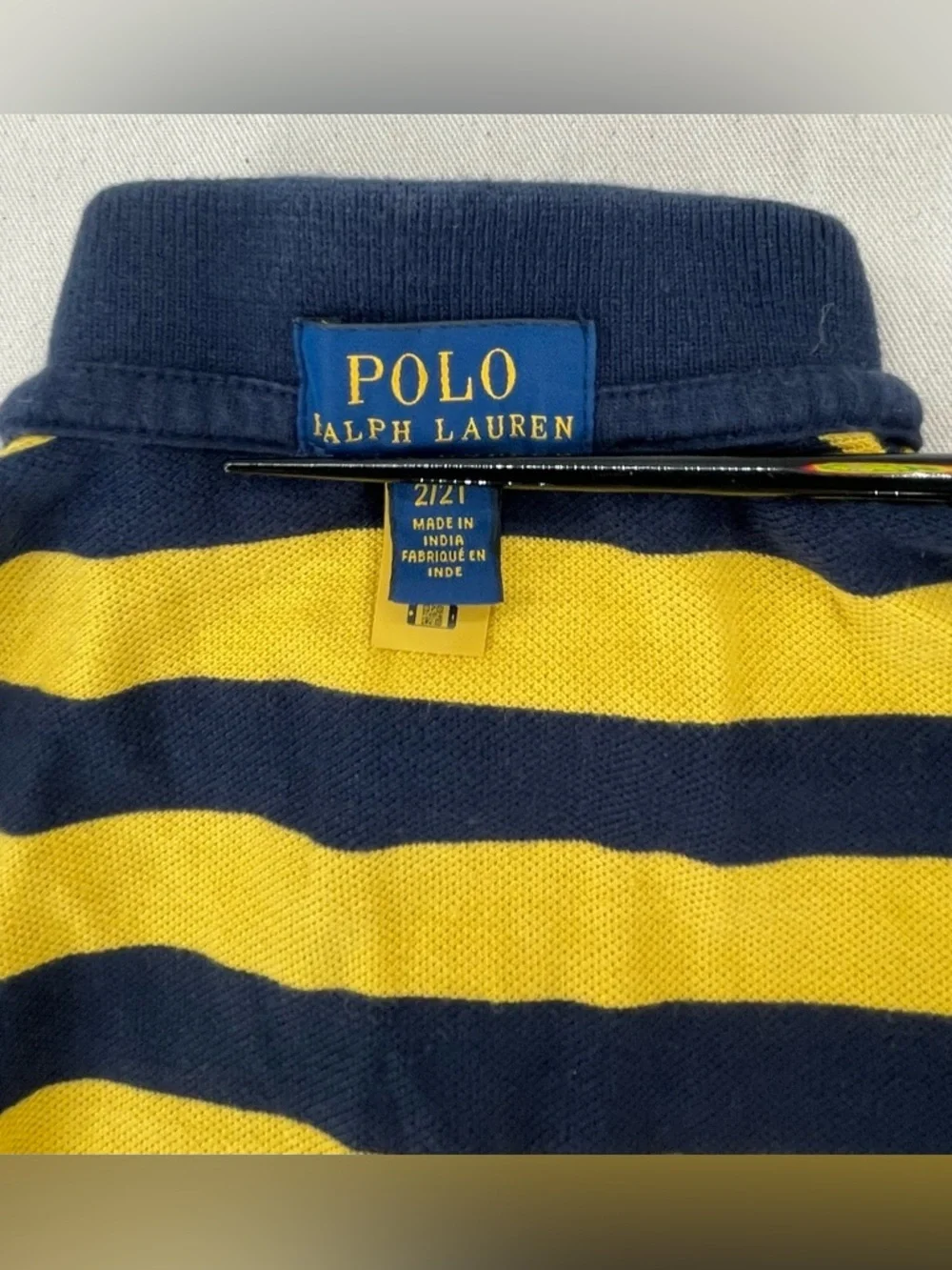 Vintage Polo Ralph Lauren Stripped Short Sleeve Polo